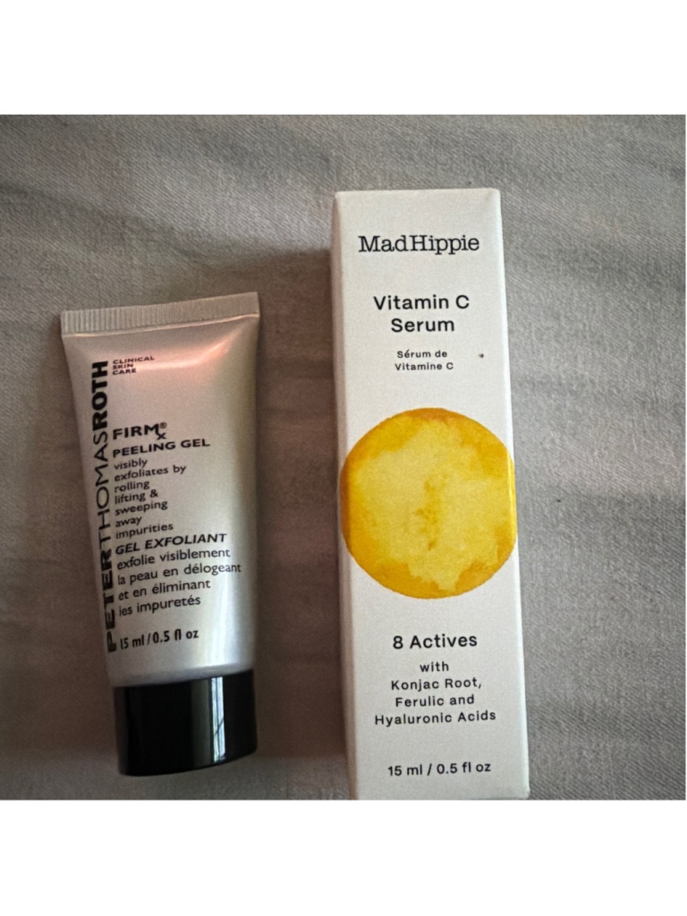 Mad Hippie Vitamin C Serum Peter Thomas Roth FirmX Peeling Gel